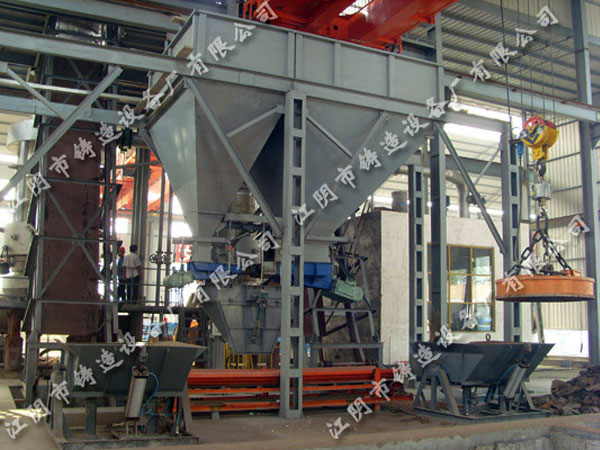 Material feeding and mixing system