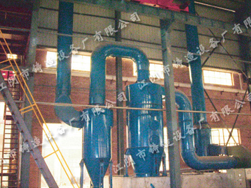 Wet method dust collector of 7t/h cupola in Hebei Zhuolu